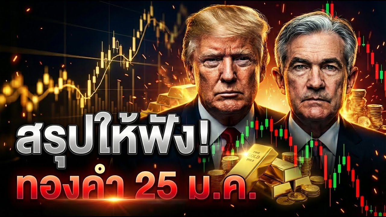 อัพเดท! ทองคำ 25 ม.ค. สัญญาณลับจากเฟด กำลังชี้ชะตา!