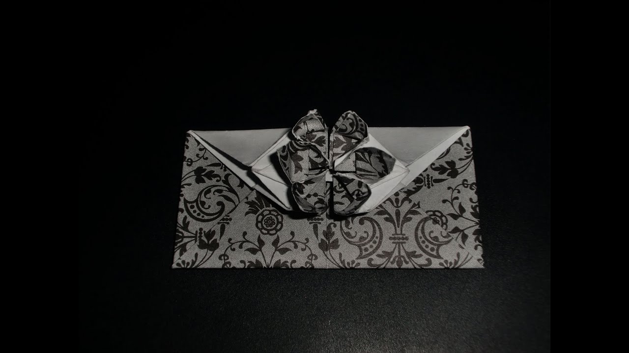 Origami Blume als Umschlag: Envelope-Flower - Tutorial [HD]