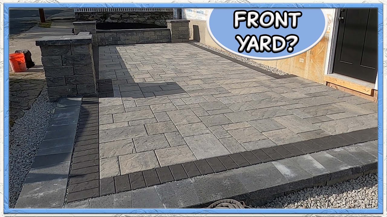 Finishing Up a (Front Yard) Patio...?