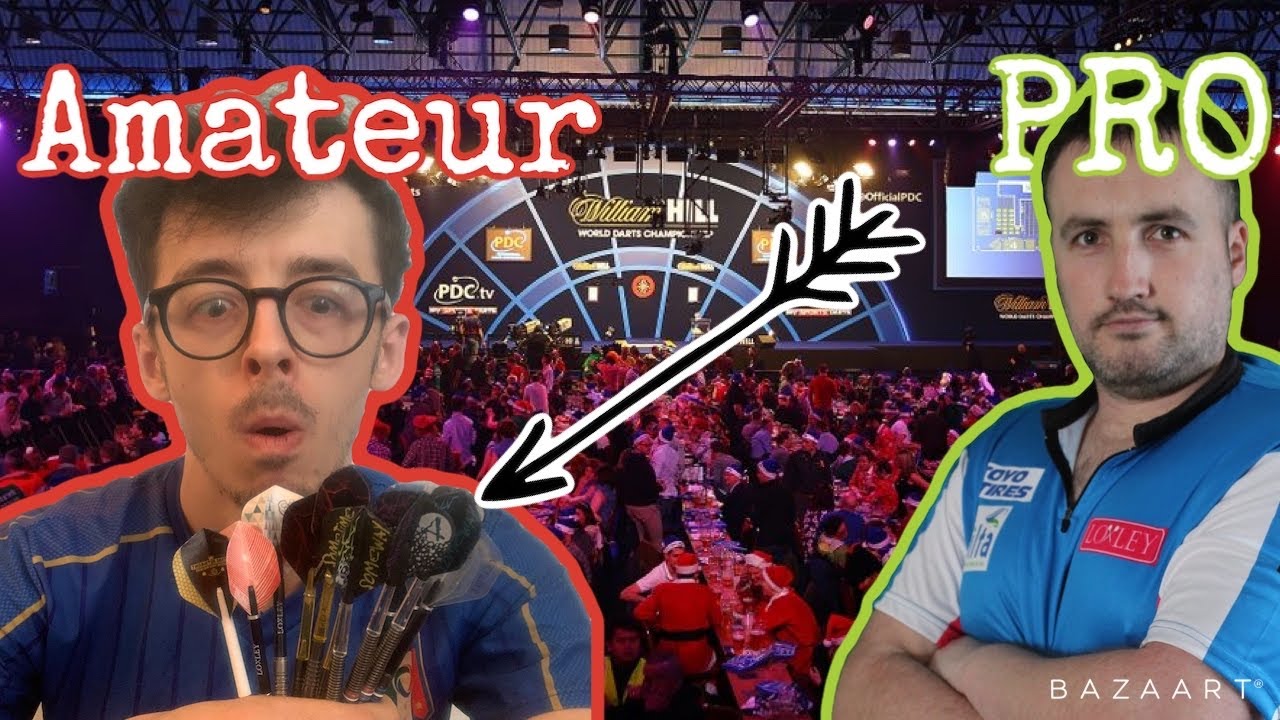 How many extra darts does it take to beat a professional dart player