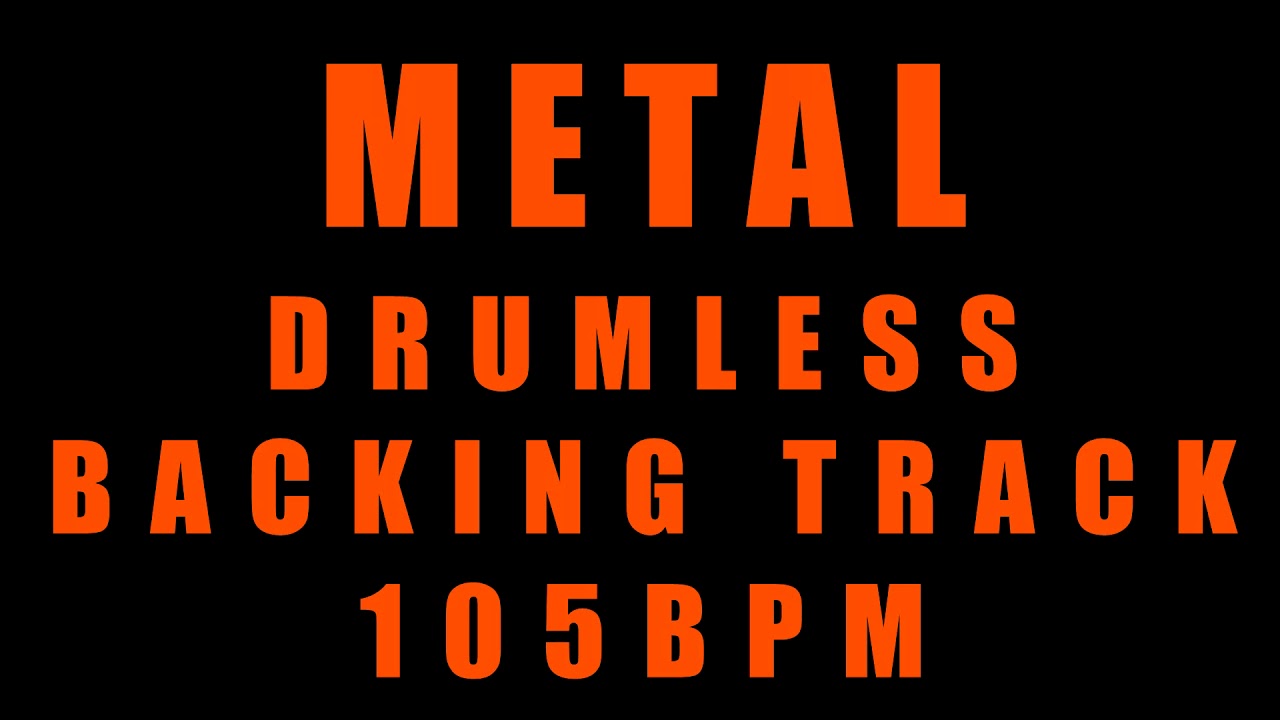 New Strength // Drumless Metal Track // 105BPM