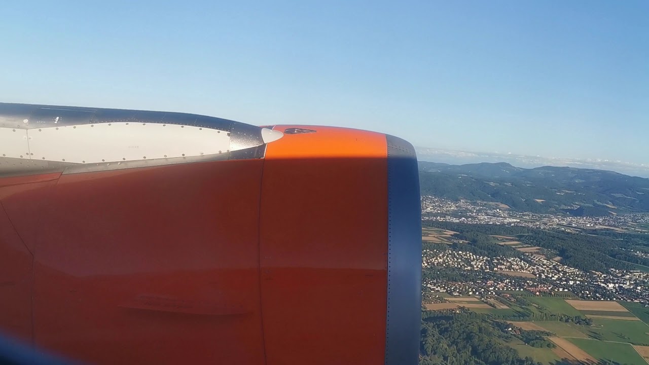 [BSL/MLH/EAP - BOD] EasyJet A320 take-off from the EuroAirport Basel - Mulhouse - Freiburg