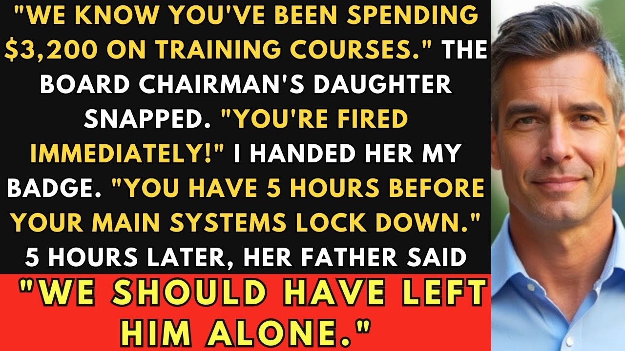 HR Fired Me for $3,200 'Training' – I Cost Them $2 Million in 5 Hours