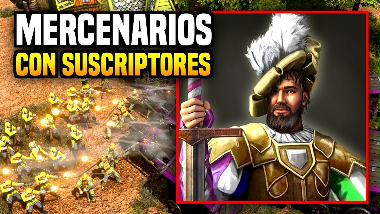 FAST IMPERIAL MERCENARIO con ALEMANES en AoE3 ¡Lansquenetes y Jaeger!