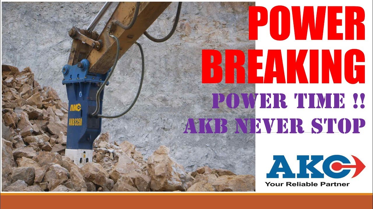Hydraulic breaker, vibro ripper, bucket crusher, drum cutter