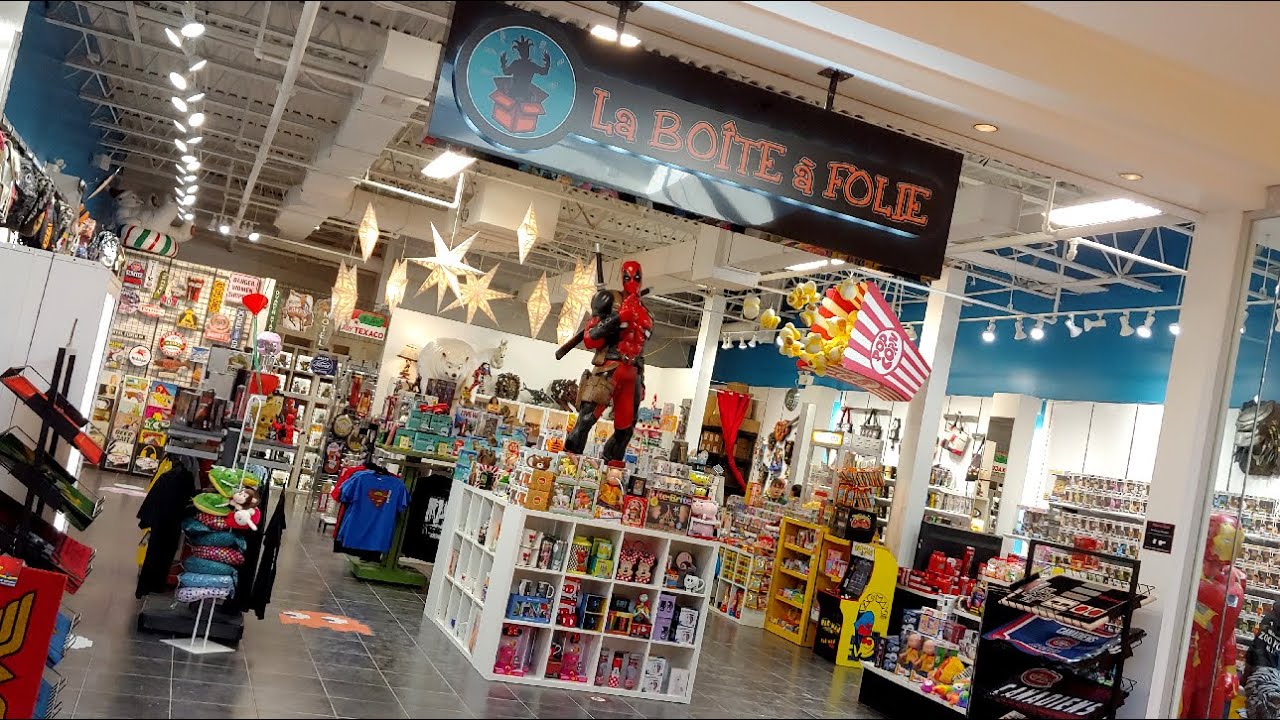 Magasin La bo&icirc;te &agrave; folie Repentigny galerie rive nord Quebec