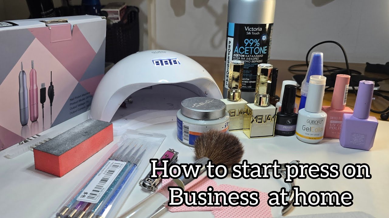 advanced nail art tutorial /HOW TO DO PRESS ON NAILS BUSINESS AT HOME 💅❤️