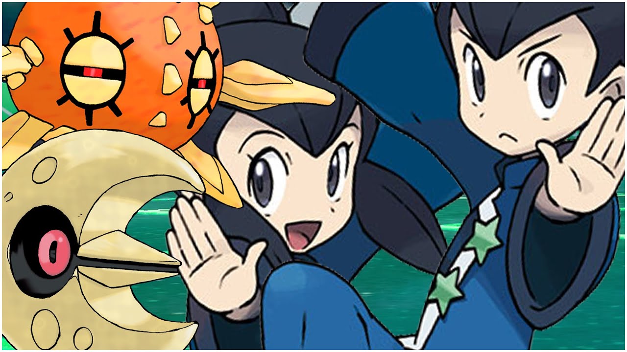 ПОЛНАЯ КОМАНДА ПОКЕМОНОВ ТЕЙТА И ЛИЗЫ! Двойная битва Солрока и Лунатона