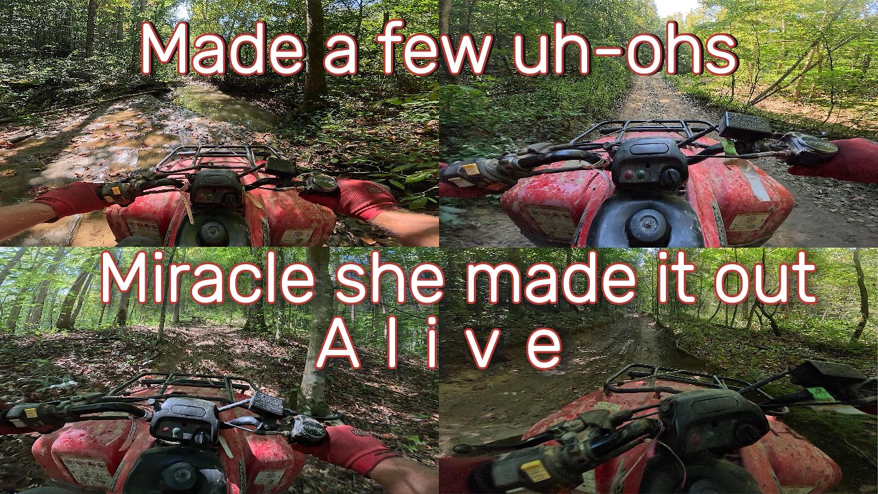 YFZ 450 & RECON 250 TAKE ON 6 MILE LONG CREEK TRAIL | ALMOST MESSED UP! Part 2