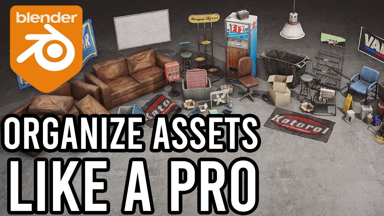 Blender Addon for Creating Asset Libraries | Assets Library Builder