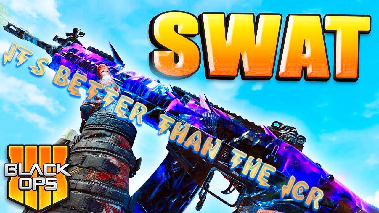 *NEW* SWAT RFT DLC ASSAULT RIFLE ITS BETTER THAN THE ICR! (COD: BO4)