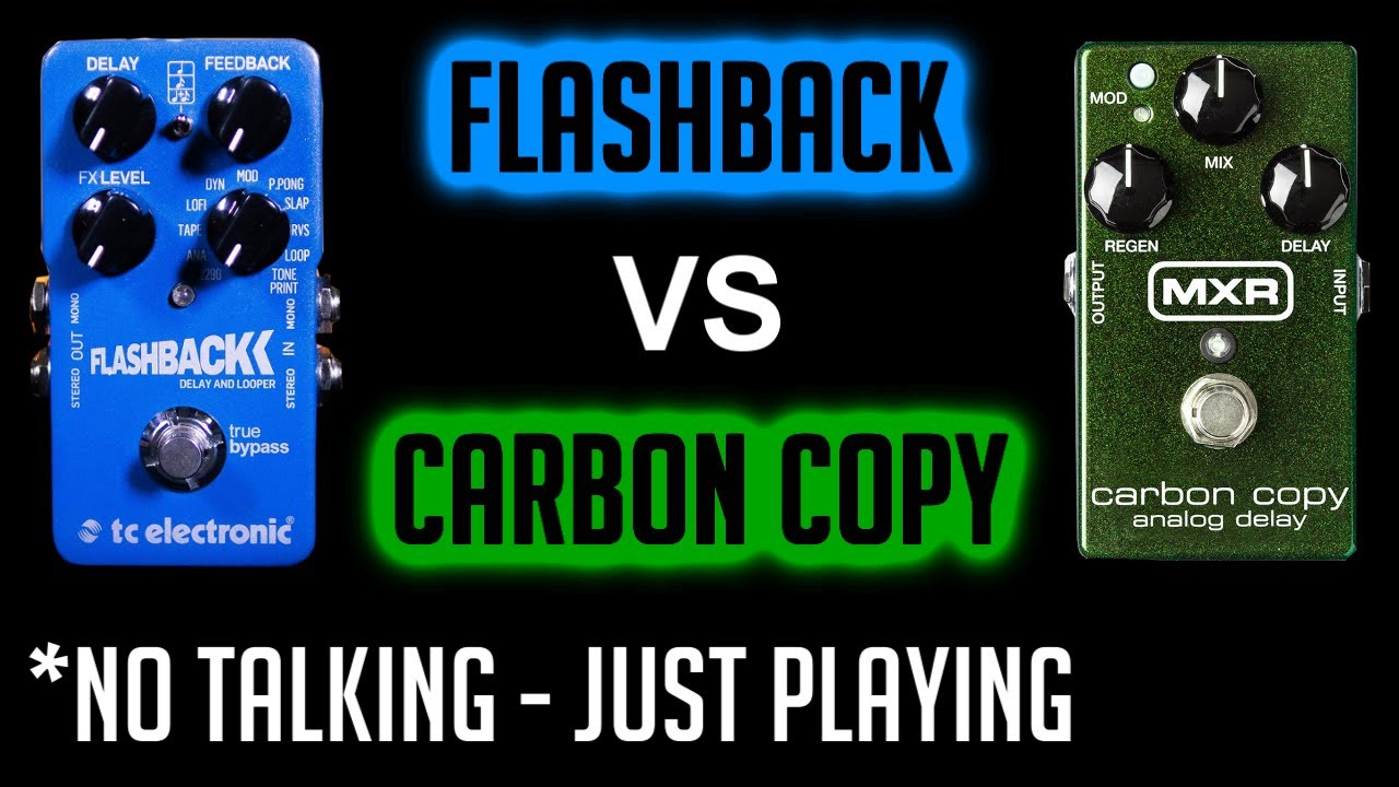 TC Electronic Flashback Delay vs. MXR Carbon Copy Analog Delay - Delay Pedal Shootout