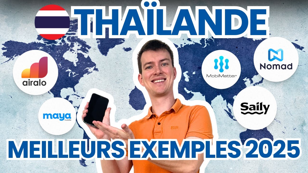 Les meilleures eSIM pour Tha&iuml;lande en 2025 : Achat et Activation Facile