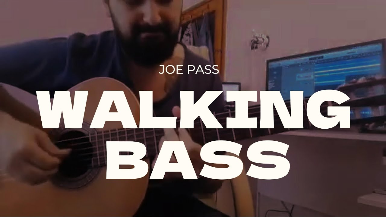 Walking Bass Practise | Joe Pass Style TAB