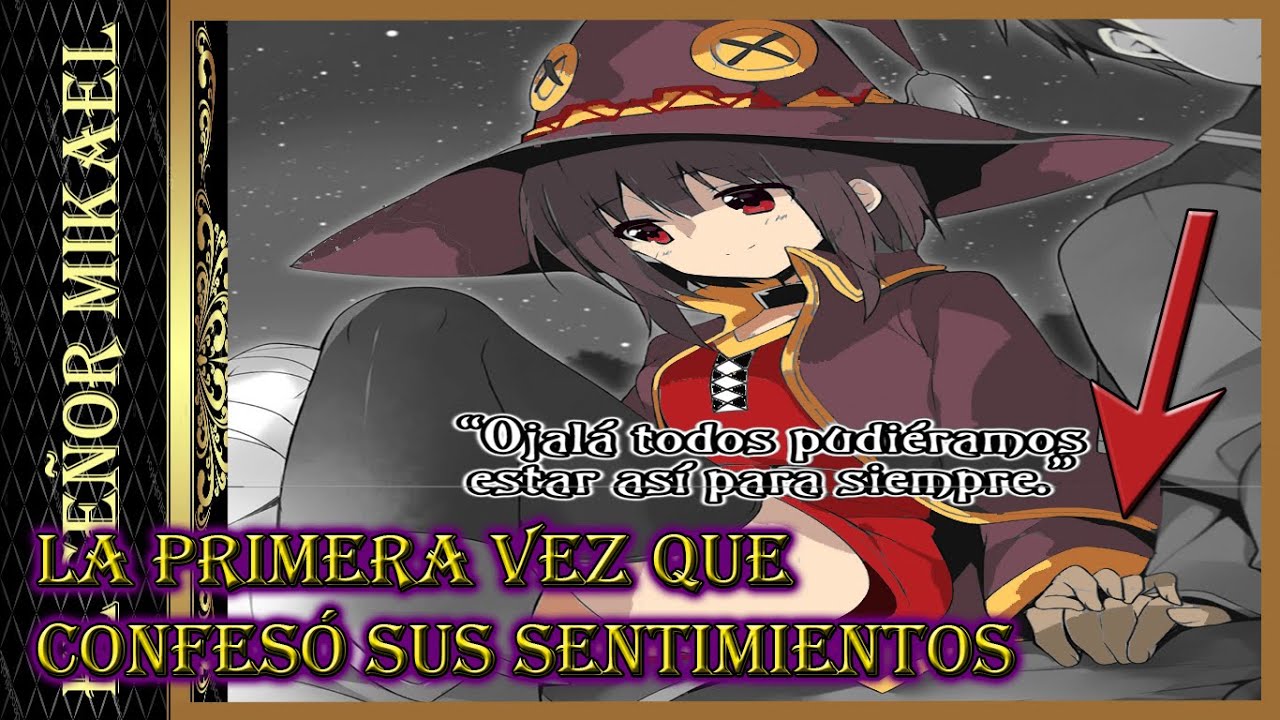 ¿Cuando fue la Primera vez que Megumin Confesó sus Sentimientos a Kazuma? Konosuba Película parte 2