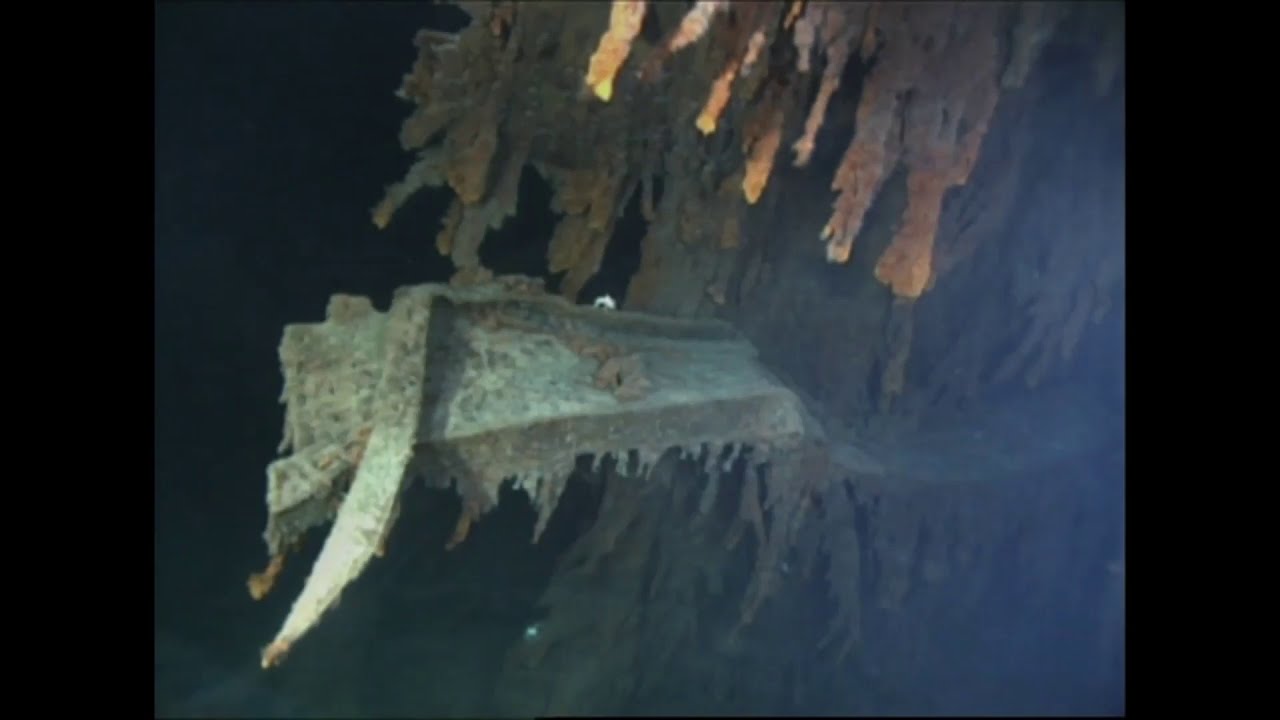 Titanic Wreck footage compilation 1987-1998, with survivor accounts over the footage