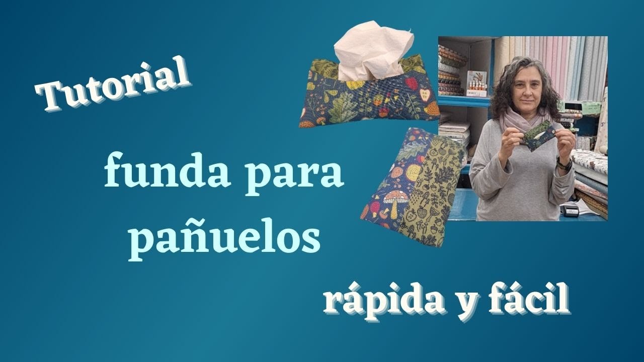 Funda para pañuelos DIY: ¡Facilísima y personalizada! 👌✂🧵