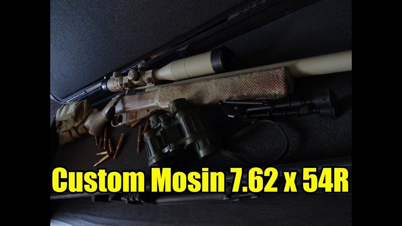 Custom mosin nagant sniper part2 shooting at 600 yards