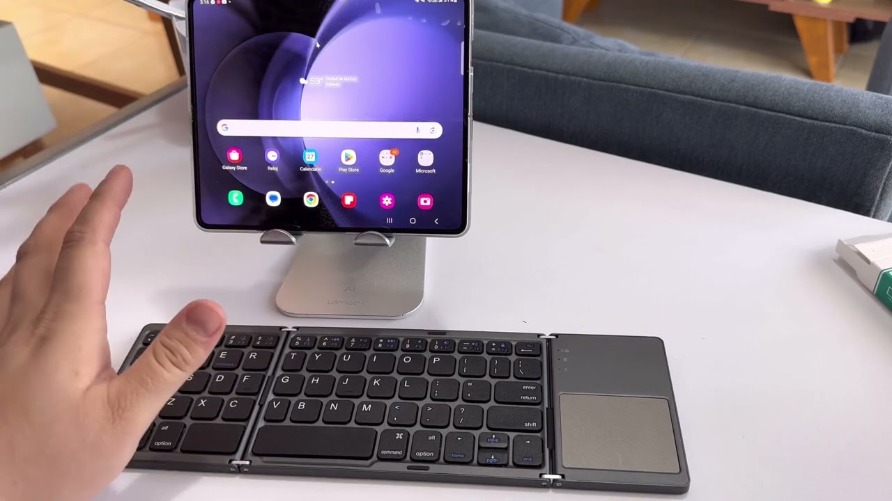 Teclado Plegable, Portatil y Multiplataforma [RESEÑA] DE AMAZON VALE LA PENA?
