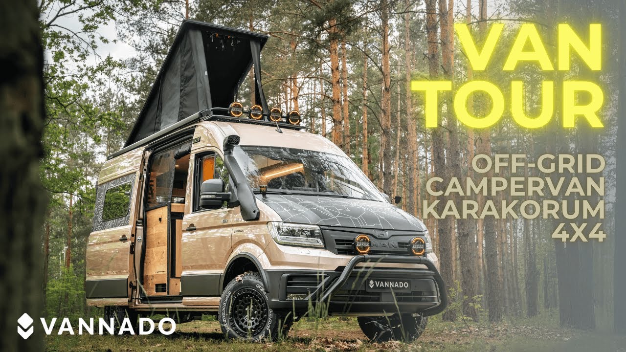 VAN TOUR || Vannado Karakorum 4X4 || MAN TGE L3H3 || ADVENTURE READY CAMPER