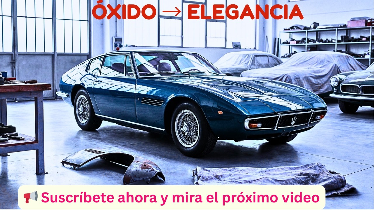 Reviviendo la elegancia italiana: la restauración del Maserati Ghibli de 1968, de ruina a resplandor
