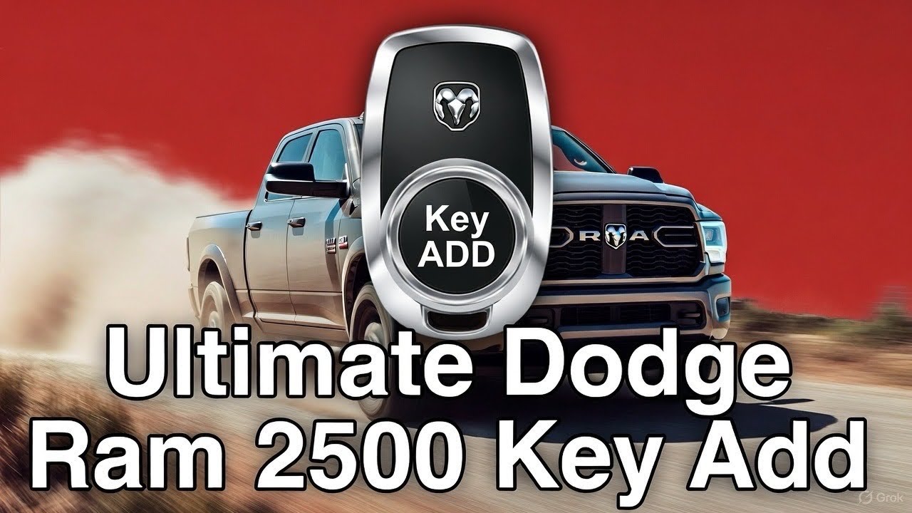 Dodge Ram 2500 Diesel 2023 key add Autel 508S + star connection