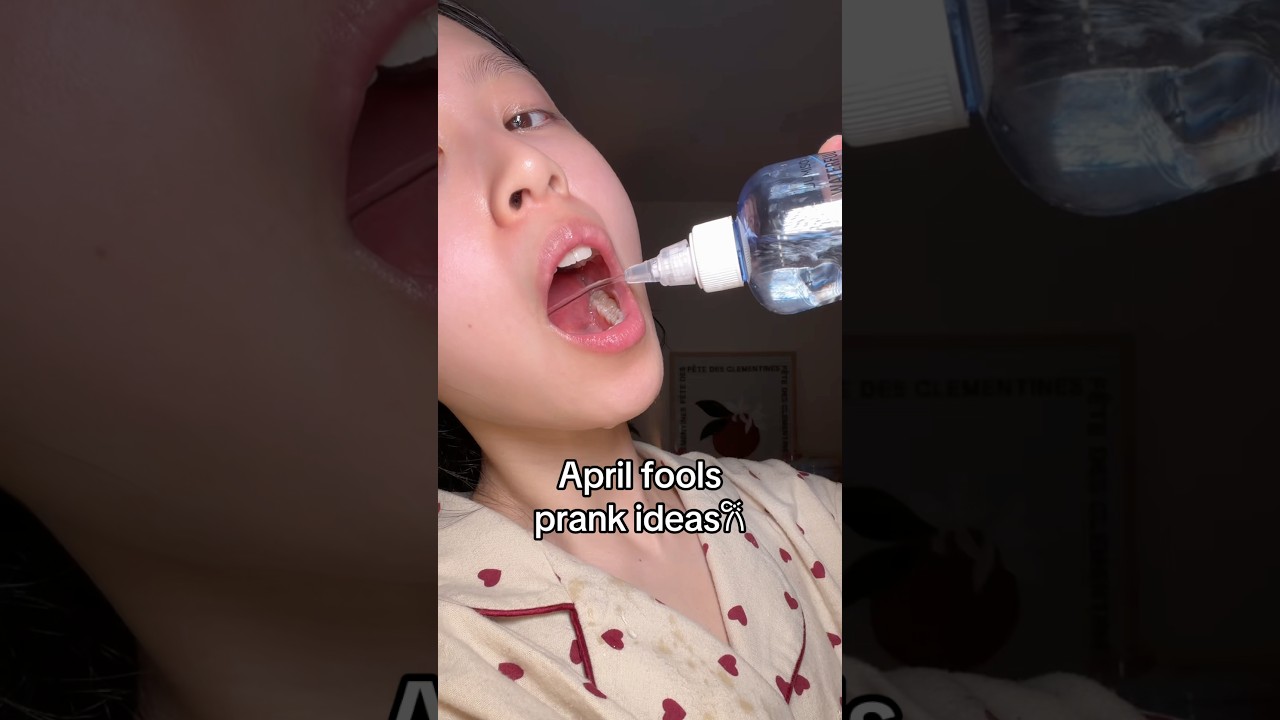 April Fools prank ideas🤭 also I got Oreo stuck in my teeth😭