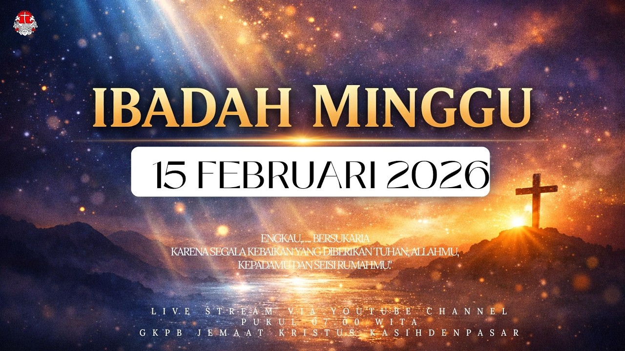 Ibadah Minggu, 15 Februari 2026 pk. 07.00 WITA