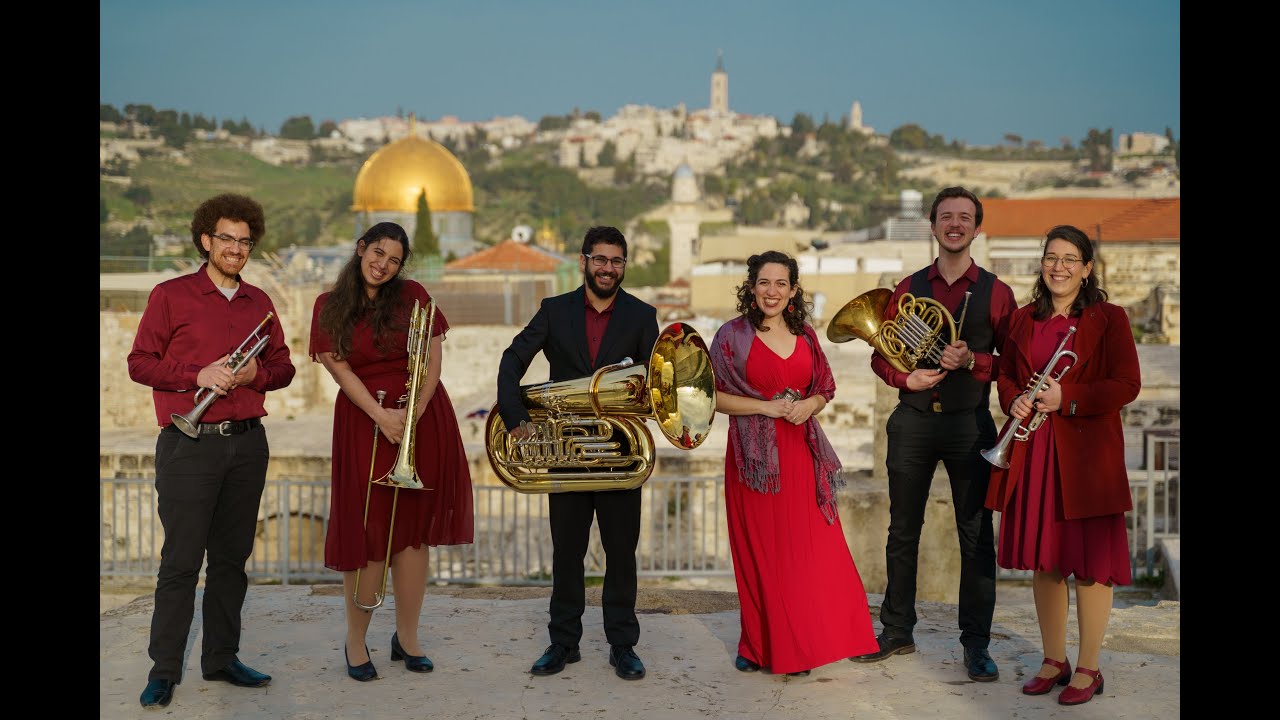 ירושלים של זהב - Pretty pliz Jerusalem brass quintet