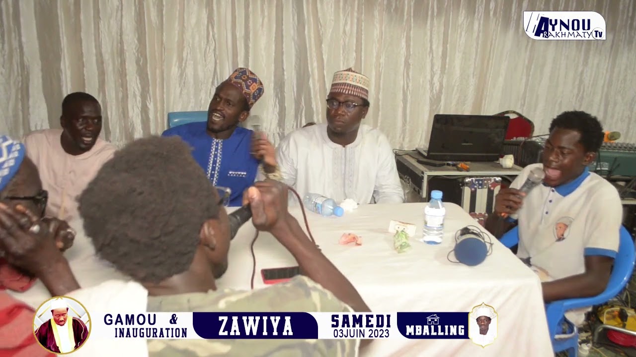 1er: BAYE Hamidou Ndiaye /Gamou et Inauguration Zawiya à(MBALLING)