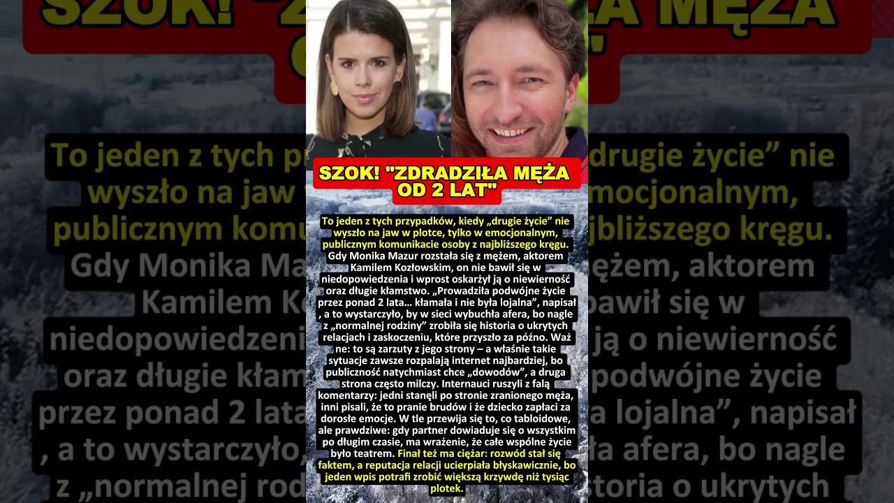 „PROWADZIŁA PODWÓJNE ŻYCIE 2 LATA”