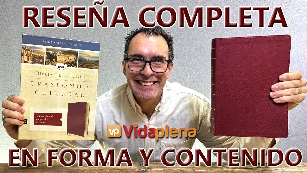 NUEVA BIBLIA DE ESTUDIO TRASFONDO CULTURAL | RESEÑA COMPLETA