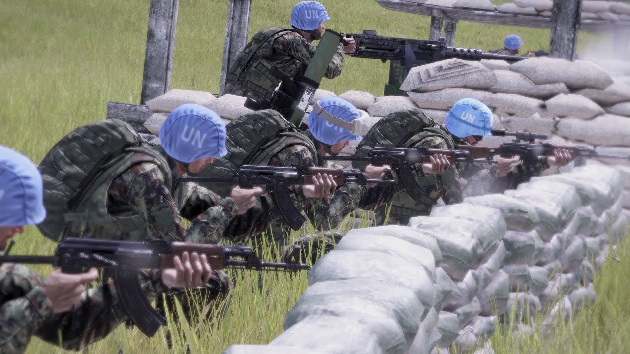 Arma 3: What Exactly Do UN Peacekeepers Do | UN vs Zombies & Demons