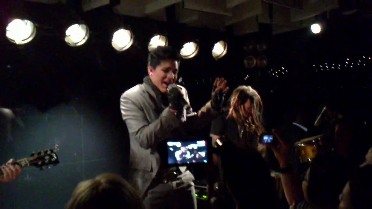 ADAM LAMBERT - DOWN THE RABBIT HOLE (LIVE @BERNS, STOCKHOLM 31MARS2010)