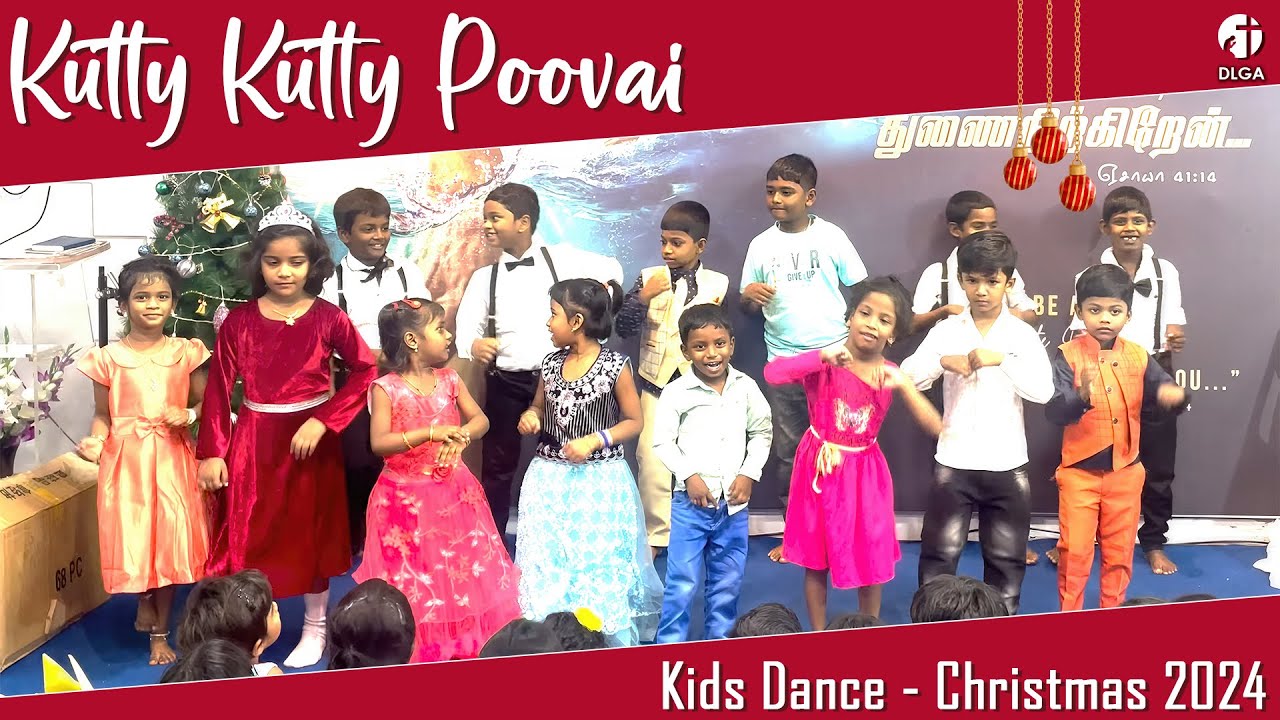 Kutty Kutty Poovai | Kids Dance | Christmas 2024 | DLGA