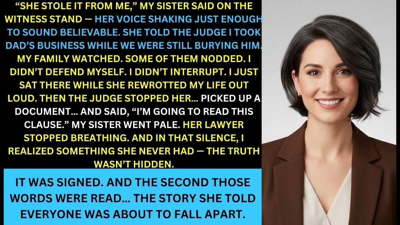 My Sister Accused Me in Court — The Judge Read the
