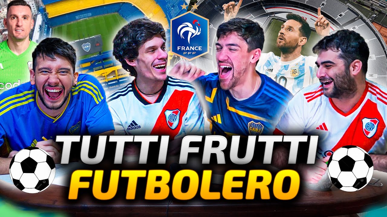 TUTTI FRUTTI FUTBOLERO CON LOS DISPLICENTES