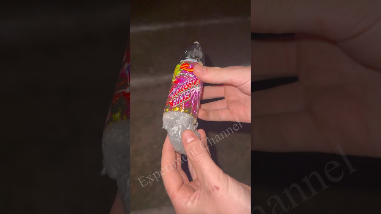 Cracking cracker rocket experiment #shorts #cracker #diy #firework #trick #lifehack