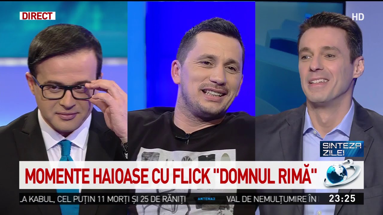 Mircea Badea, rime pentru Flick „Domnul Rimă”: Ai reușit în viață, ești plătit cu mulți