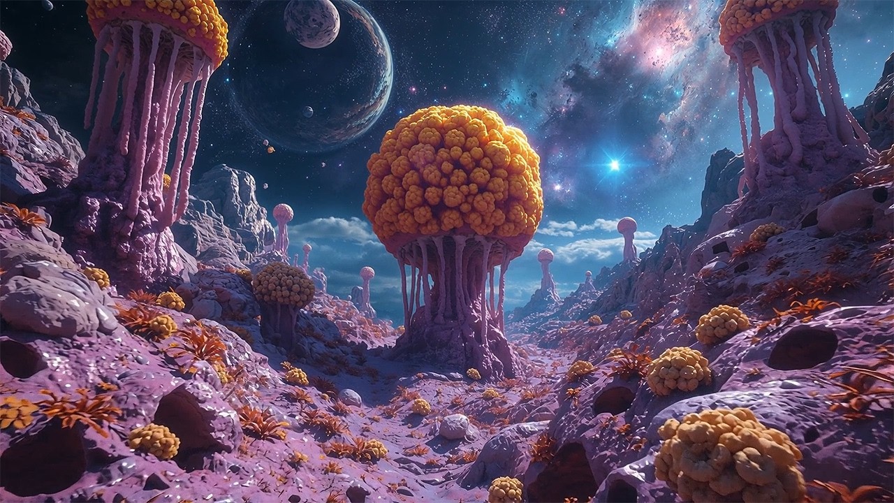 Sci-Fi Ambient and immersive Music - Prim 345 | Inside the Living Planet