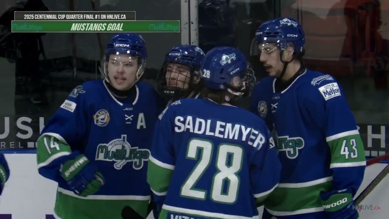 HIGHLIGHTS: Melfort Mustangs (SJHL) vs Greater Sudbury Wolves (NOJHL), Centennial Cup quarterfinal