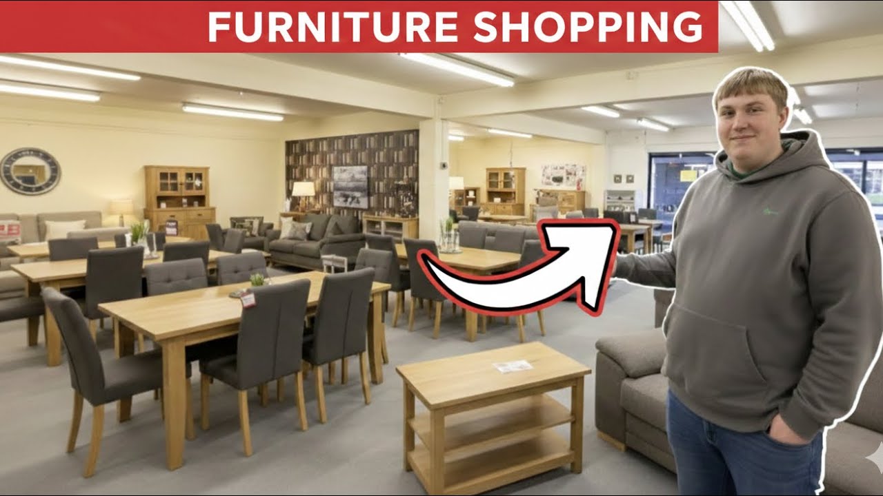 My weekly Vlog go furniture shopping for a family member ￼