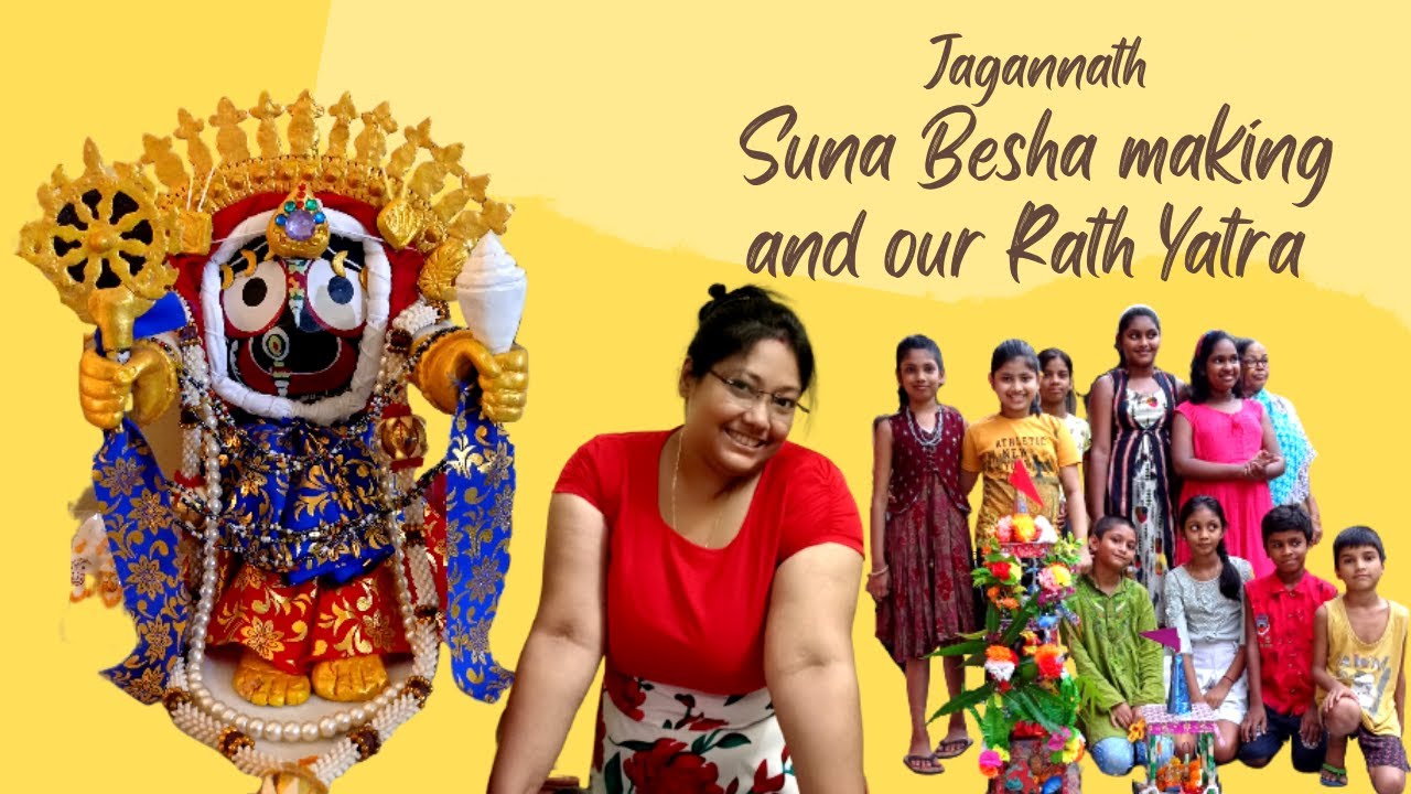 Jagannath Suna Besha making|Our Bengali Rath Yatra|Rath Yatra vlog 2022