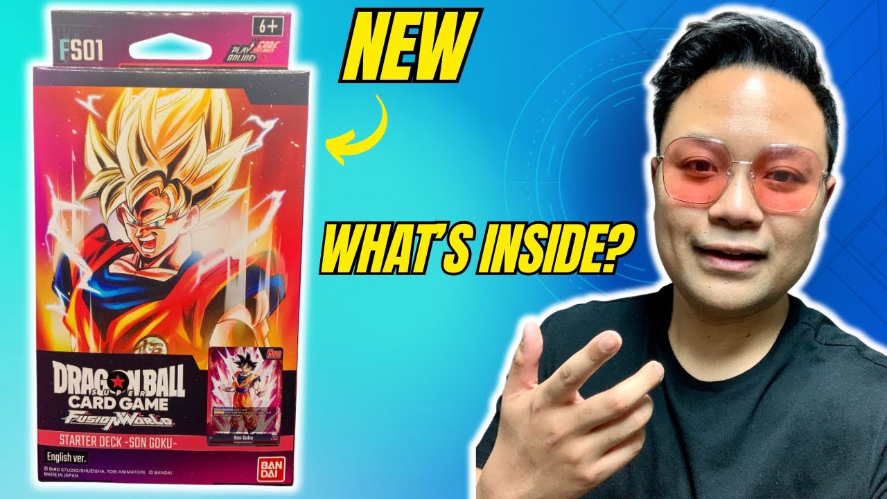 NEW Dragon Ball Super Fusion World Son Goku Starter Deck FS01 Unboxing!
