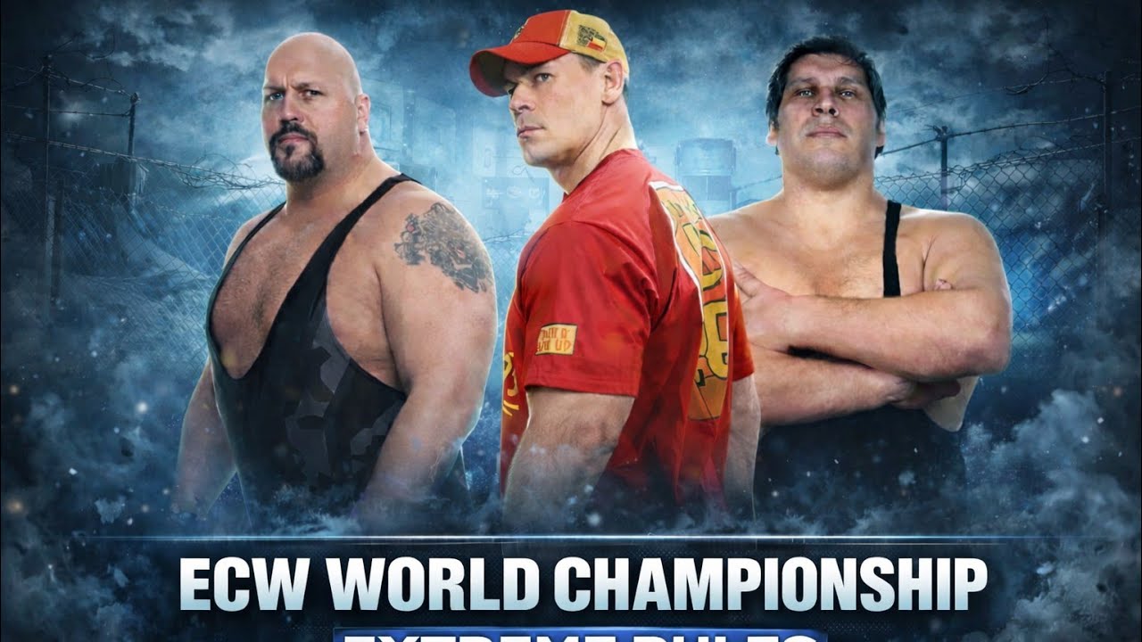 FULL MATCH- JOHN CENA VS BIGG SHOW VS ANDREW THE GIANT_CHAMPIONSHIP ON THE LINE