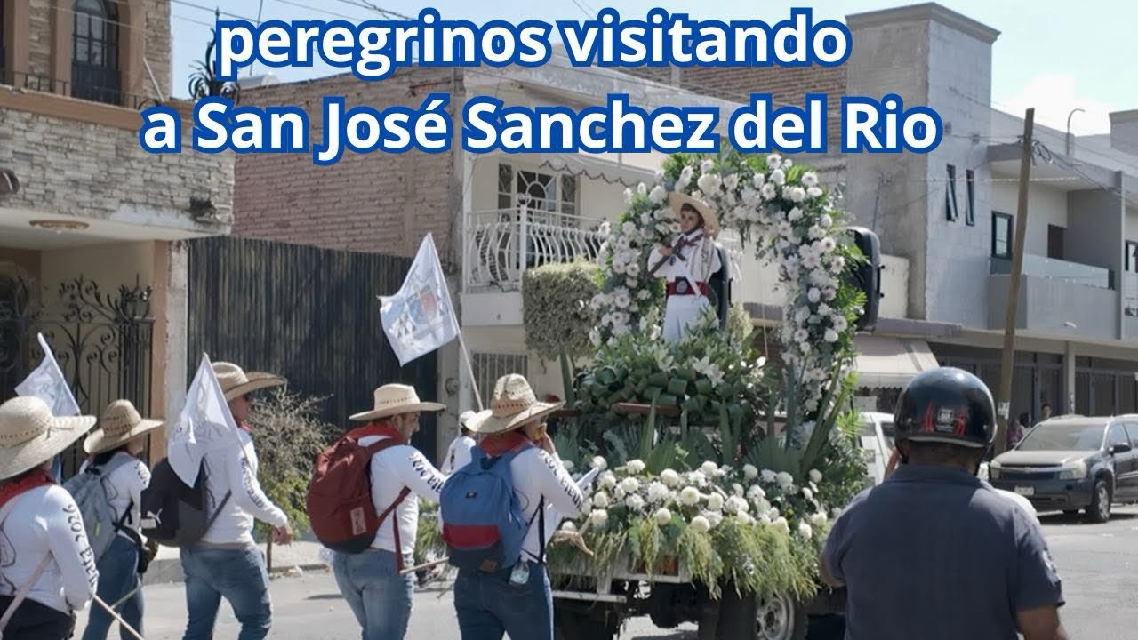 Cabalgata y caminata en honor a San José Sánchez del Río en Sahuayo Michoacán.