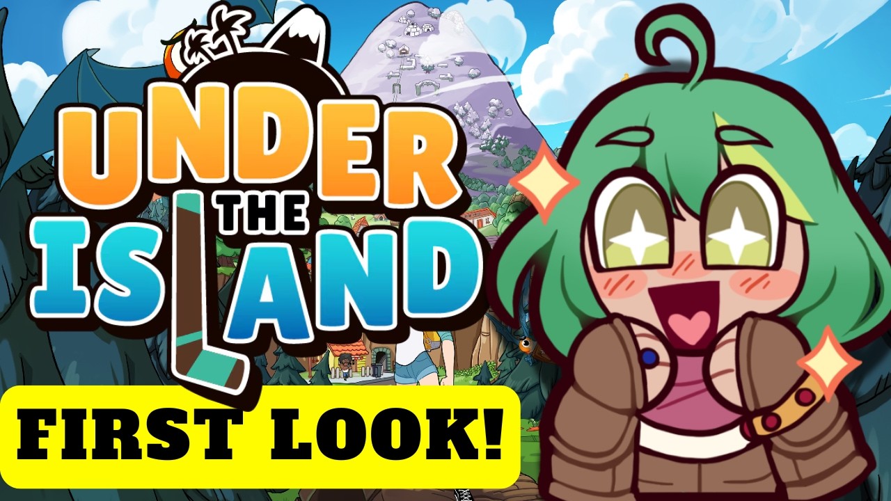 【 Under The Island 】A Brand New Top-Down Adventure Is Here! First Impressions【 VTUBER 】