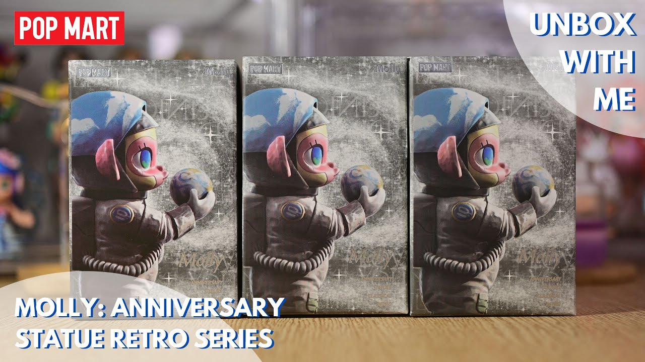 【POP MART】Unboxing: Molly Anniversary Statue Retro Series