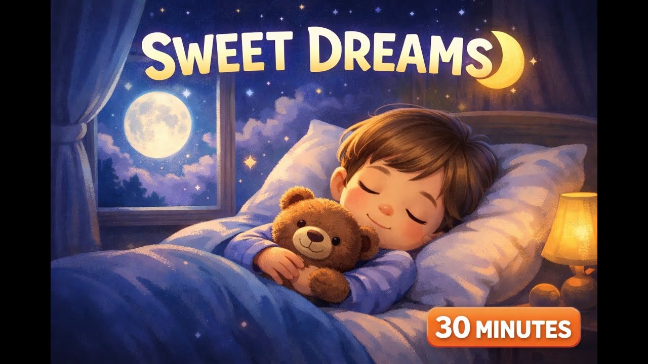 Good Night Lullaby 🌙 | Soft Orchestral Music for Kids to Sleep | 30 Minutes