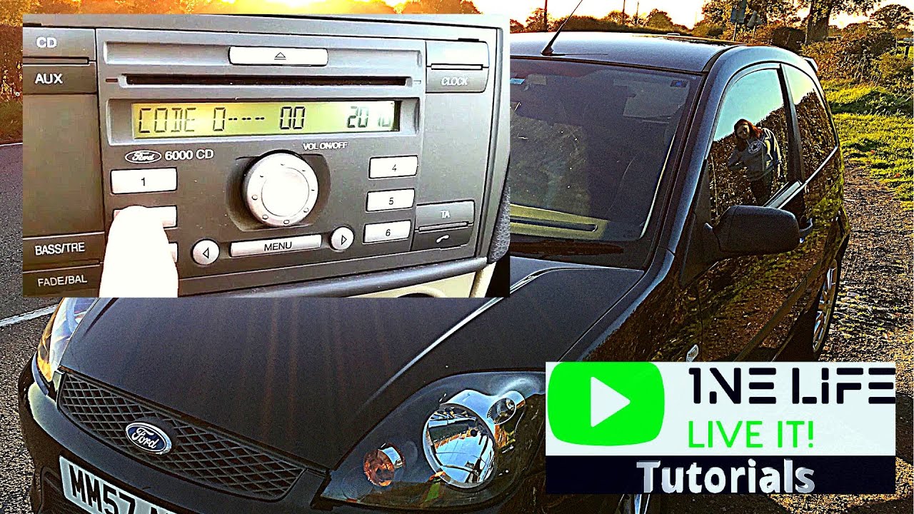 Ford Fiesta How To Enter Radio Code. Reset Radio Code